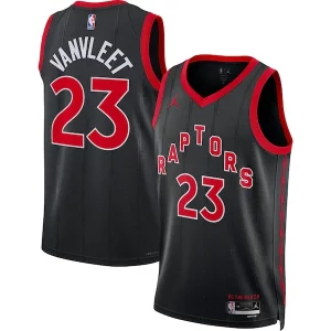 Fred VanVleet Toronto Raptors Jordan Brand Unisex Élégant Swingman Jersey Statement Edition Black - Maillot de collection - Un bijou pour les amateurs