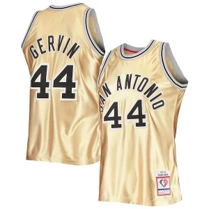 George Gervin San Antonio Spurs 75th Anniversary 1977/78 Hardwood Prime Classics Swingman Jersey Gold - Garantie satisfaction - Si vous n'êtes pas satisfait
