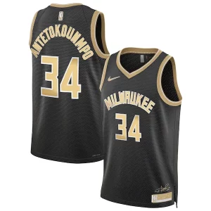 Giannis Antetokounmpo Milwaukee Dashing Bucks Nike Unisex Select Series Swingman Jersey聽鈥?Black - Confort et style combinés - Pour un look exceptionnel