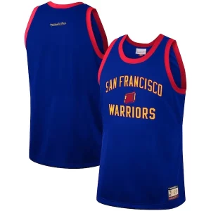 Golden State Warriors Hardwood Charming Classics Team Heritage Fashion Jersey Royal - Maillot de championnat - Revivez les victoires glorieuses