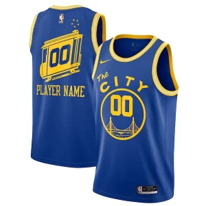 Golden State Warriors Nike 2020/21 Authentique Hardwood Classics Swingman Custom Jersey Blue - Parfait pour le match jour - Montrez votre support avec style