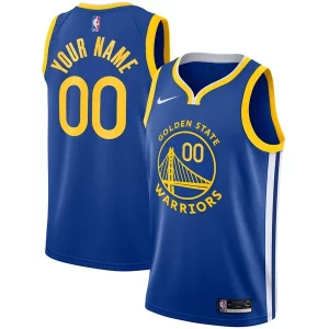 Golden State Warriors Nike Unisex 2019/20 Custom Swingman Jersey Authentique Royal Icon Edition - Pour les matchs d'athlétisme - Restez frais et confortable