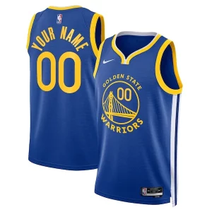Golden State Warriors Nike Unisex Swingman Custom Confortable Jersey Royal Icon Edition - Fait à la main - Un produit unique et de qualité