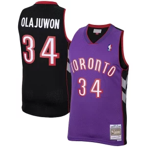 Hakeem Olajuwon Toronto Raptors 2001/02 Hardwood Classics Swingman Jersey Vibrant Purple - Idéal pour les collectionneurs - Qualité premium garantie