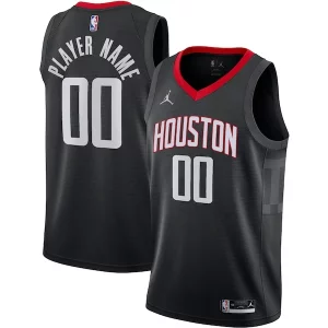Houston Rockets Jordan Brand Swingman Custom Jersey Statement Élégant Edition Black - Livraison gratuite - Économisez sur les frais d'expédition