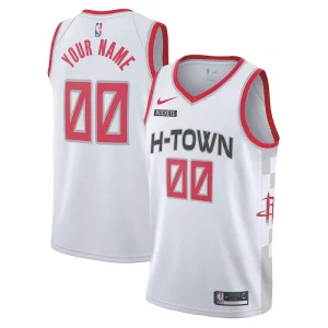 Houston Rockets Nike 2019/20 Charming Swingman Custom Jersey White City Edition - Pour les fans de la ligue - Un maillot authentique de la compétition
