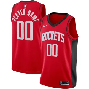 Houston Rockets Nike 2020/21 Swingman Custom Jersey Luxueux Icon Edition Red - Vêtement de fan emblématique - Montrez votre amour pour l'équipe