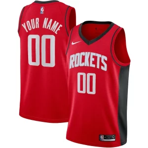 Houston Rockets Nike Custom Swingman Jersey Icon Edition Admirable Red - Livraison gratuite - Économisez sur les frais d'expédition
