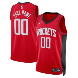 Houston Rockets Nike Unisex Uniques Swingman Custom Jersey Red Icon Edition - Vêtement de fan emblématique - Montrez votre amour pour l'équipe
