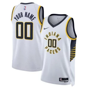 Indiana Pacers Nike Unisex Swingman Custom Jersey White Association Gracieux Edition - Livraison gratuite - Économisez sur les frais d'expédition