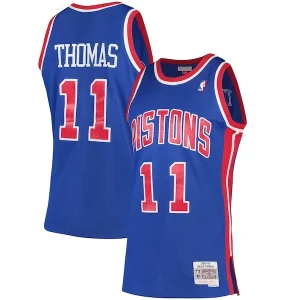 Isiah Thomas Detroit Pistons 1988/89 Hardwood Classics Luxueux Swingman Jersey Blue - Garantie satisfaction - Si vous n'êtes pas satisfait