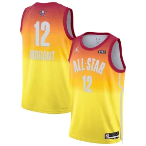 Ja Morant Jordan Brand 2023 Unique NBA All Star Game Swingman Jersey Orange - Dernières unités - Ne manquez pas cette opportunité