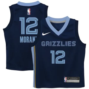 Ja Morant Memphis Grizzlies Nike Preschool Swingman Player Jersey Icon Edition Incontournable Navy - Pour les fans de la ligue - Un maillot authentique de la compétition