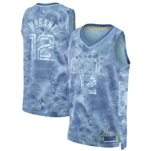 Ja Morant Memphis Grizzlies Nike Unisex Moderne Select Series Swingman Jersey Light Blue - Édition limitée - Uniques dans leur genre
