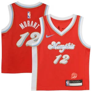 Ja Morant Exquisite Memphis Grizzlies Nike Toddler 2024/25 Swingman Player Jersey City Edition Red - Livraison gratuite - Économisez sur les frais d'expédition