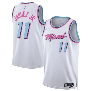 Jaime Jaquez Jr. Miami Heat Unique Nike Unisex 2024/25 Swingman Player Jersey City Edition White - Stock limité - Commandez vite votre maillot exclusif