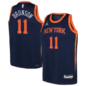Jalen Brunson Admirable New York Knicks Jordan Brand Youth Swingman Jersey Statement Edition Navy - Livraison gratuite - Économisez sur les frais d'expédition