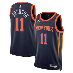 Jalen Brunson New York Knicks Jordan Brand Captivant Unisex Swingman Player Jersey Statement Edition Navy - Événement exclusif - Soyez l'un des premiers à avoir ce maillot