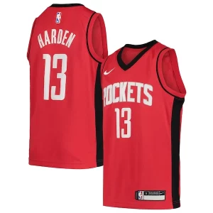 James Harden Houston Rockets Nike Youth Team Swingman Jersey Icon Moderne Edition Red - Maillot authentique - Reproduit avec soin