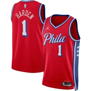 James Harden Philadelphia 76ers Jordan Brand Unisex Swingman Jersey Splendide Statement Edition Red - Pour les joueurs de basketball amateurs - Adapté à tous les styles de jeu