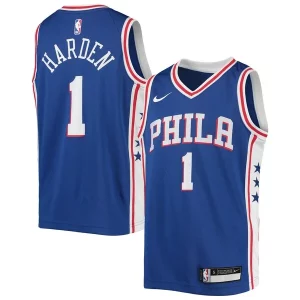 James Harden Philadelphia 76ers Nike Youth Swingman Jersey Icon Edition Captivant Royal - Maillot authentique - Reproduit avec soin
