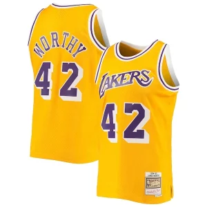 James Worthy Los Angeles Lakers 1984/85 Hardwood Vibrant Classics Swingman Jersey Gold - Idéal pour les soirées de sport - Montrez votre style