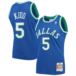 Jason Kidd Dallas Mavericks Exquisite 1994/95 Hardwood Classics Swingman Jersey Blue - Maillot de marque reconnue - Faites confiance à la qualité
