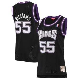 Jason Williams Sacramento Kings Women's 2000/01 Hardwood Classics Vibrant Swingman Jersey Black - Stock limité - Commandez vite votre maillot exclusif