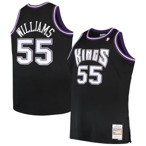 Jason Williams Sacramento Vibrant Kings Big & Tall 2000/01 Hardwood Classics Swingman Jersey Black - Vêtement de fan emblématique - Montrez votre amour pour l'équipe