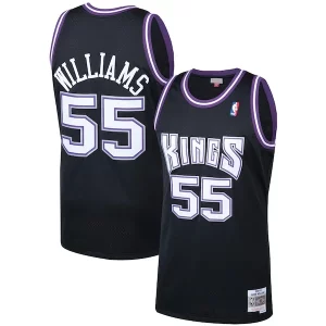 Jason Williams Unique Sacramento Kings 2000/01 Hardwood Classics Swingman Jersey Black - Pour les fans de la ligue - Un maillot authentique de la compétition