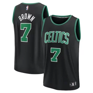Jaylen Brown Magnifique Boston Celtics Youth Fast Break Replica Player Jersey Statement Edition Black - Événement exclusif - Soyez l'un des premiers à avoir ce maillot