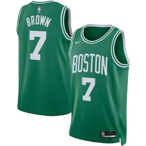 Jaylen Brown Boston Celtics Nike Unisex Swingman Jersey Icon Prime Edition Kelly Green - Vêtement de fan emblématique - Montrez votre amour pour l'équipe