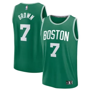 Jaylen Brown Boston Celtics Fast Break Replica Player Jersey Icon Edition Premium Kelly Green - Parfait pour le match jour - Montrez votre support avec style