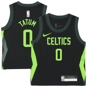 Jayson Tatum Boston Celtics Nike Toddler 2024/25 Swingman Player Jersey City Edition Collectible Black - Confort et style combinés - Pour un look exceptionnel