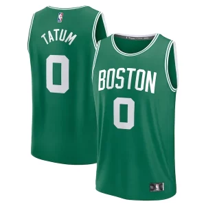 Jayson Tatum Boston Celtics Youth Fast Exclusif Break Replica Player Jersey Icon Edition Kelly Green - Pour les joueurs de basketball amateurs - Adapté à tous les styles de jeu