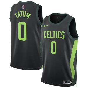 Jayson Tatum Boston Celtics Nike Unisex 2024/25 Swingman Player Jersey City Uniques Edition Black - Livraison gratuite - Économisez sur les frais d'expédition