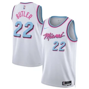 Jimmy Butler Miami Heat Nike Luxueux Unisex 2024/25 Swingman Player Jersey City Edition White - Livraison gratuite - Économisez sur les frais d'expédition