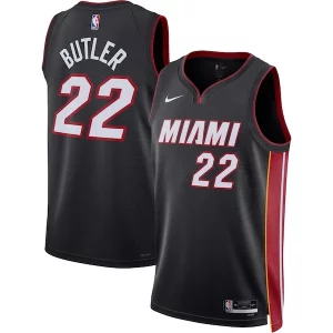Jimmy Butler Miami Heat Vibrant Nike Unisex Swingman Jersey Icon Edition Black - Design innovant - Écarte-vous du commun des mortels