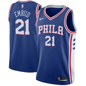 Joel Embiid Philadelphia 76ers Nike Swingman Jersey Royal Icon Edition Captivant - Pour les matchs d'athlétisme - Restez frais et confortable