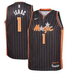 Jonathan Isaac Orlando Magic Nike Youth Swingman Jersey City Edition Anthracite Haut de gamme - Confort et style combinés - Pour un look exceptionnel