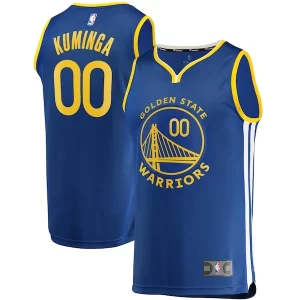 Jonathan Kuminga Golden State Warriors 2021 NBA Draft Bold First Round Pick Fast Break Replica Jersey Royal Icon Edition - Maillot de collection - Un bijou pour les amateurs