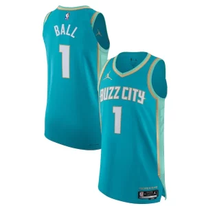 Jordan Brand LaMelo Ball Charlotte Hornets Authentic Jersey Distingué City Edition Teal - Pour les joueurs de basketball amateurs - Adapté à tous les styles de jeu
