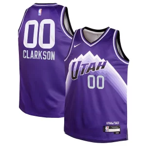 Jordan Clarkson Utah Jazz Nike Stylish Youth Swingman Replica Jersey City Edition Purple - Pour les matchs d'athlétisme - Restez frais et confortable