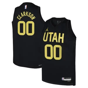 Jordan Commémoratif Clarkson Utah Jazz Jordan Brand Youth Swingman Jersey Statement Edition Black - Maillot de collection - Un bijou pour les amateurs
