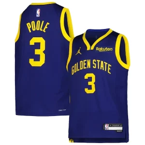 Jordan Poole Golden State Warriors Youth 2022/23 Swingman Jersey Navy Admirable Statement Edition - Événement exclusif - Soyez l'un des premiers à avoir ce maillot
