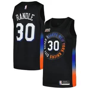 Julius Randle New York Commémoratif Knicks Nike Swingman Player Jersey City Edition Black - Pour les matchs d'athlétisme - Restez frais et confortable