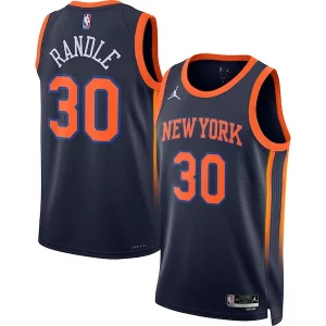 Julius Randle New York Knicks Jordan Brand Unisex Swingman Jersey Dashing Statement Edition Navy - Événement exclusif - Soyez l'un des premiers à avoir ce maillot