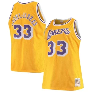 Kareem Abdul Jabbar Los Angeles Lakers 1984/85 Big & Tall Hardwood Classics Refiné Swingman Jersey Gold - Maillot de marque reconnue - Faites confiance à la qualité