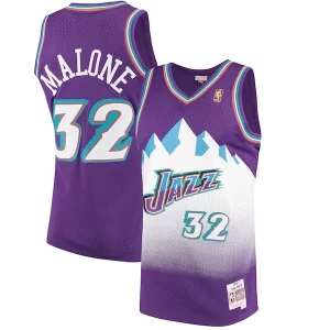 Karl Malone Utah Jazz 1996/97 Hardwood Classics Swingman Jersey Premium Purple - Pour les amateurs de basketball passionnés - Livraison rapide