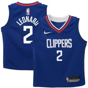 Kawhi Leonard LA Clippers Nike Toddler 2020/21 Replica Jersey Icon Edition Royal Confortable - Pour les matchs d'athlétisme - Restez frais et confortable